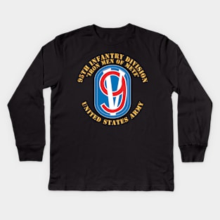 95th Infantry Division - SSI wo Txt X 300 Kids Long Sleeve T-Shirt